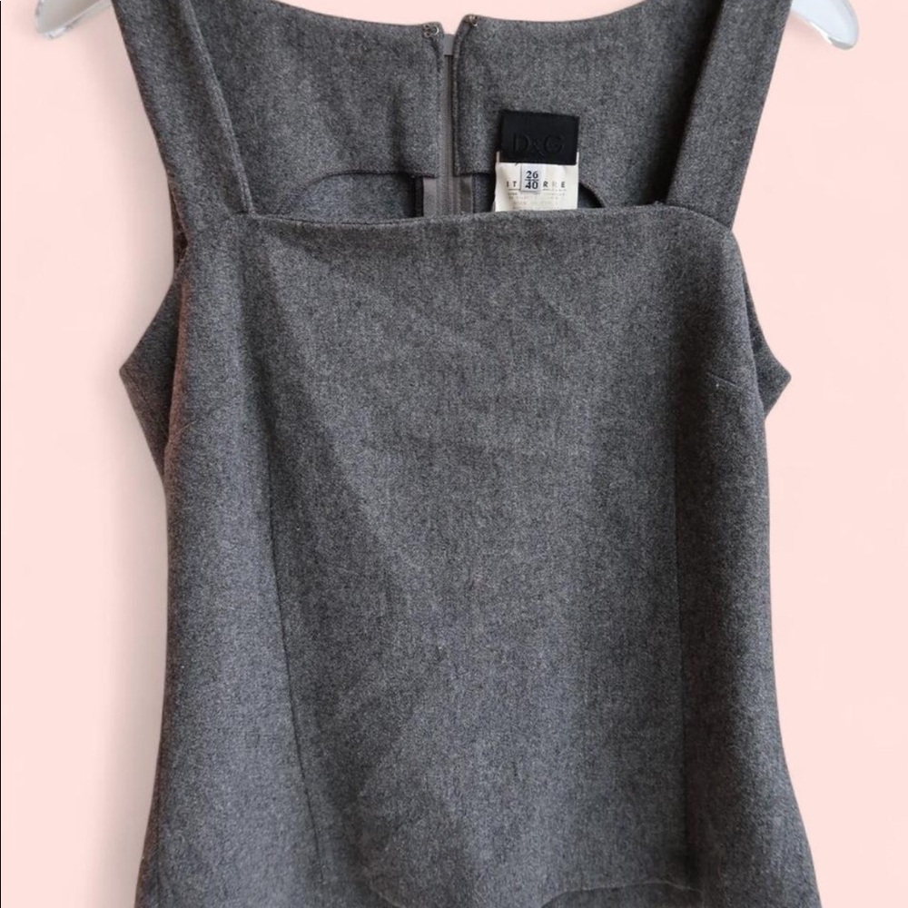 Dolce and Gabbana woolen corset